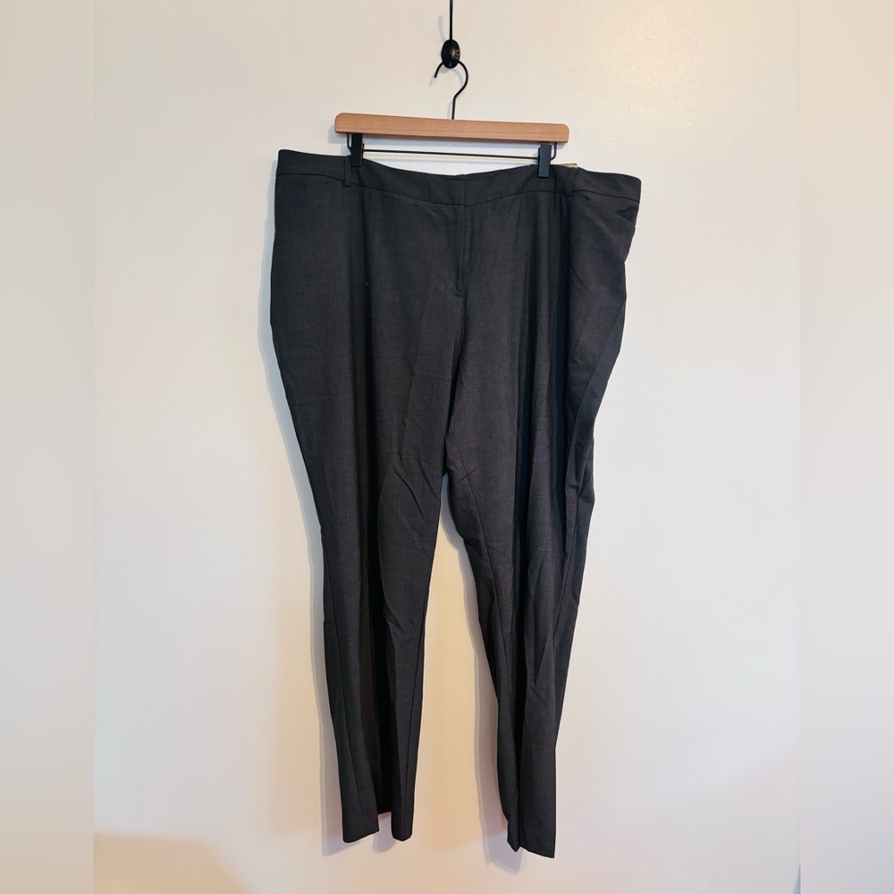 NWT worthington perfect trouser grey dress pants size 24W